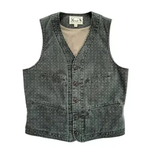 Men's V-neck Cotton Safari Vest - Vintage Sleeveless Jacket