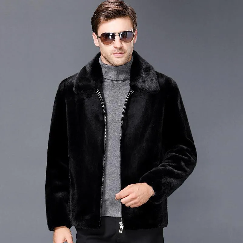 Mink Men's Fur Mink Fur Coat