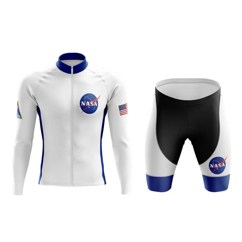 NASA Meatball Aero Cycling Kit (White)