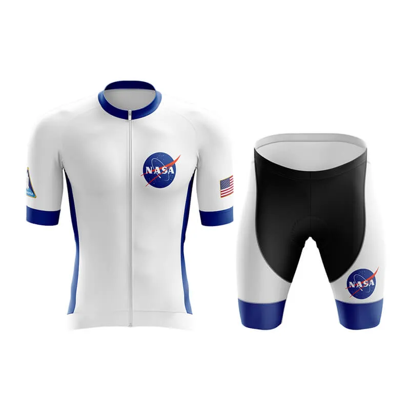 NASA Meatball Aero Cycling Kit (White)