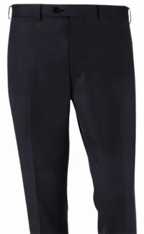 Navy Blue Prince Of Wales Pants