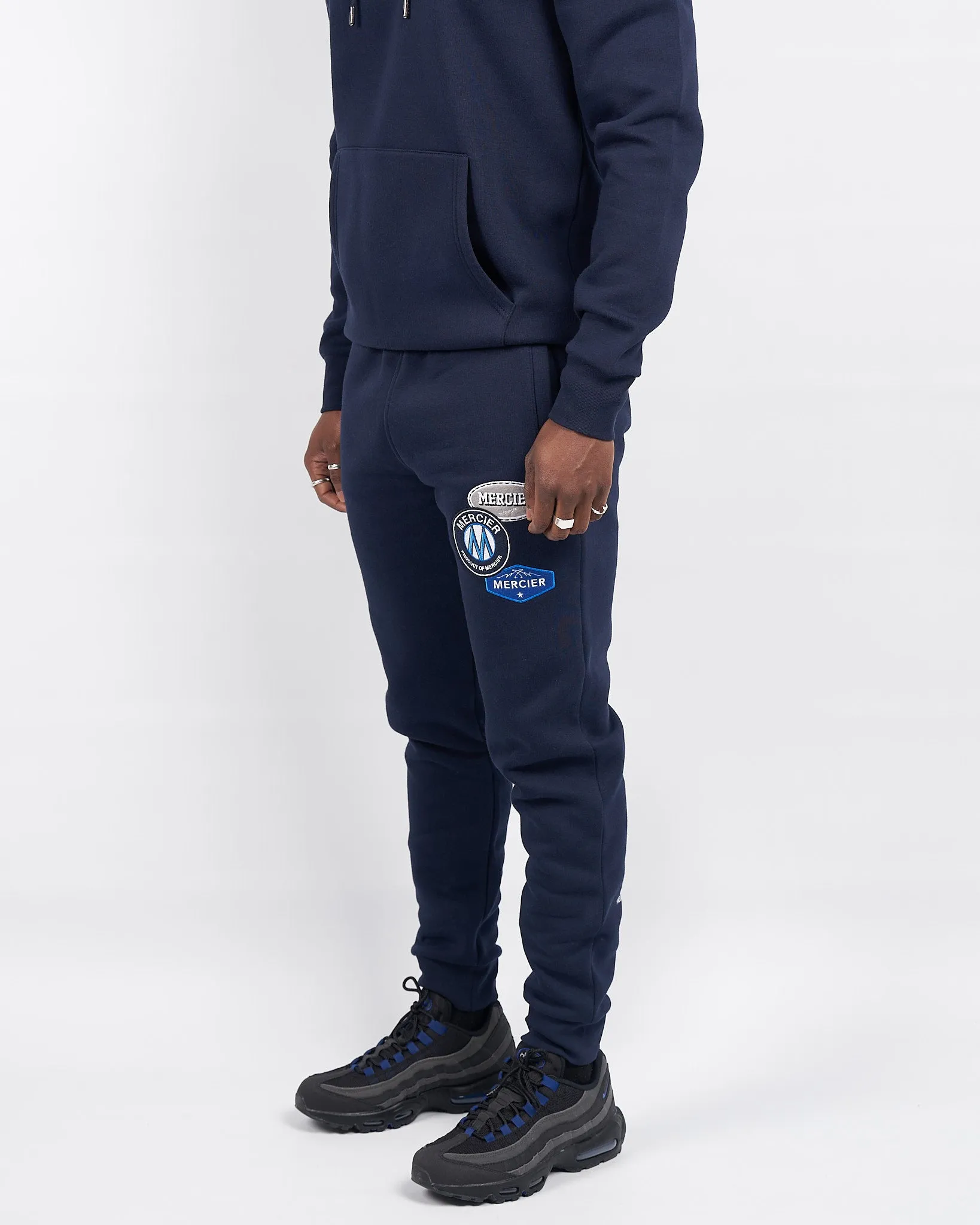 Navy Mercier OG badge joggers