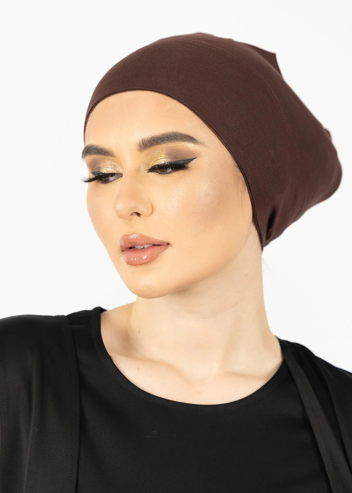 Non Slip Open Cap - Shades of Brown