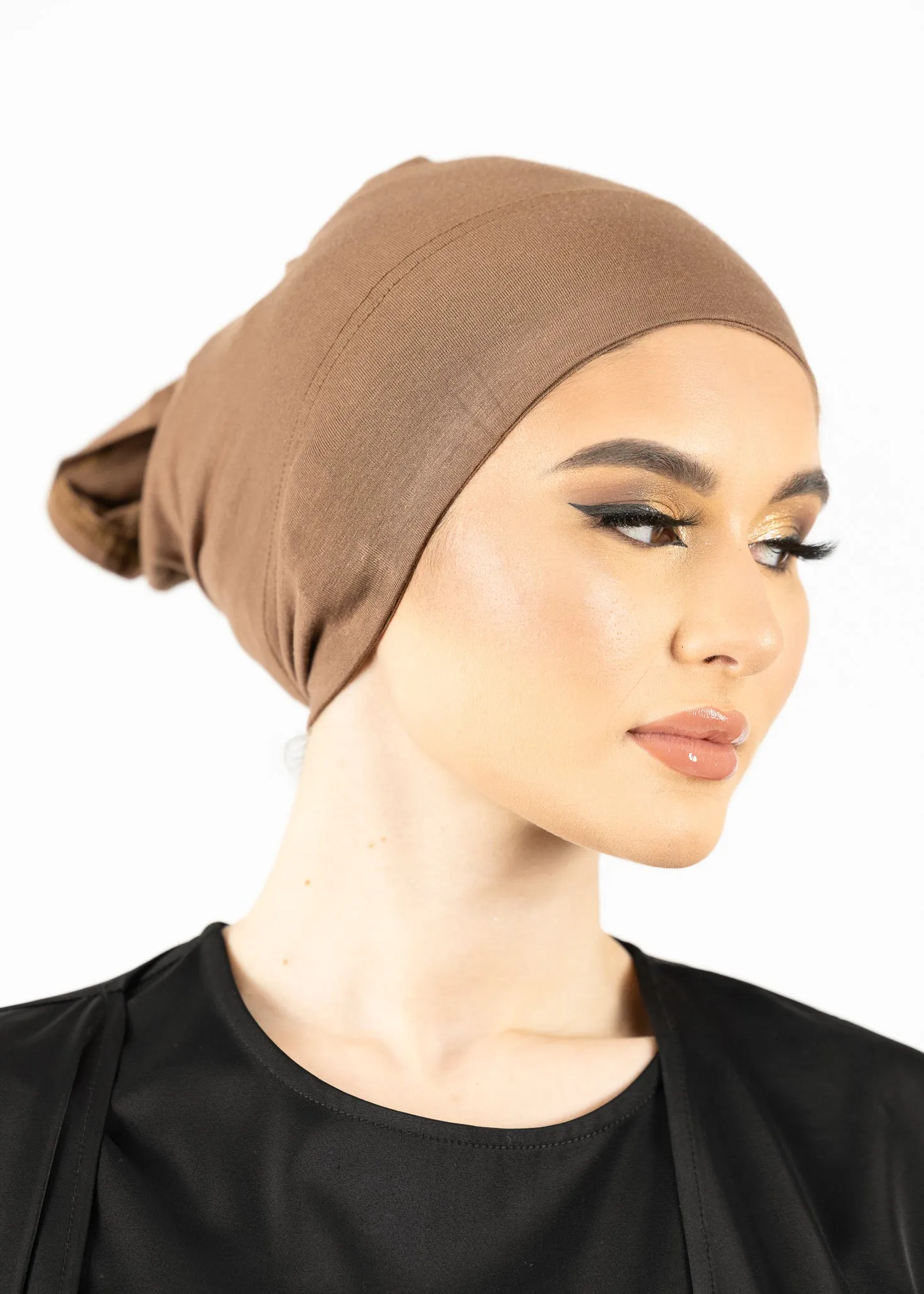 Non Slip Open Cap - Shades of Brown