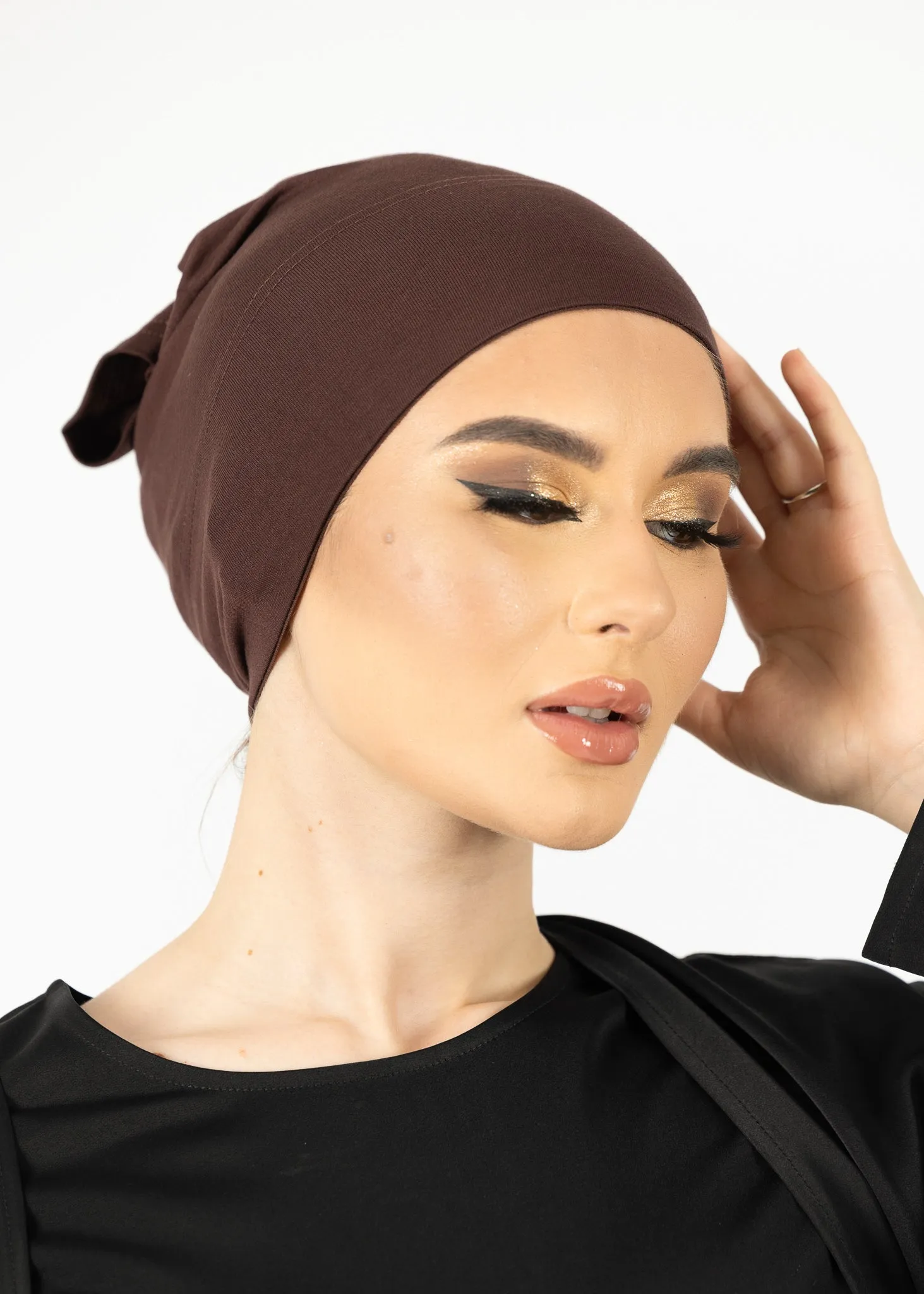 Non Slip Open Cap - Shades of Brown