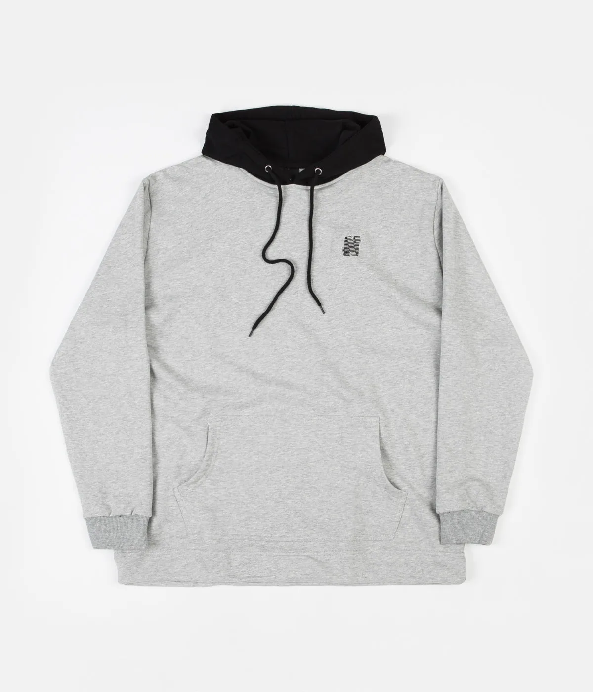 North N Logo 2 Tone Hoodie - Grey / Black