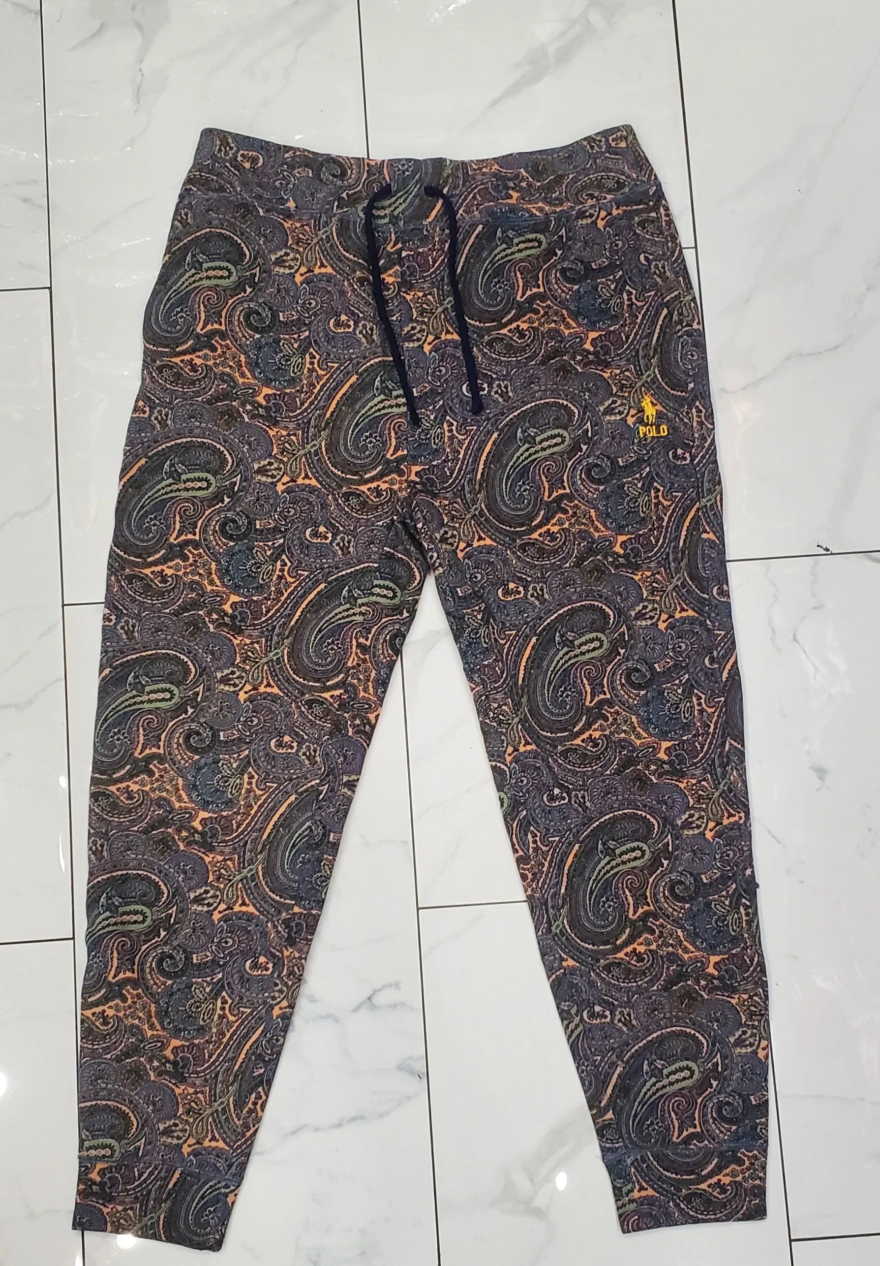 Nwt Polo Ralph Lauren Paisley Joggers