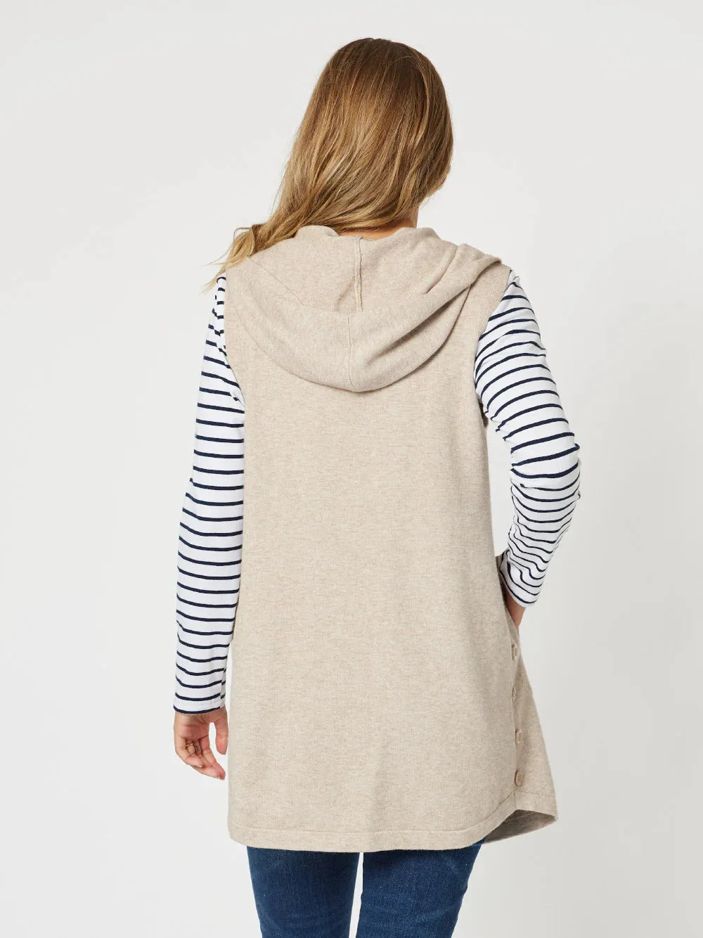 Ollie side button vest