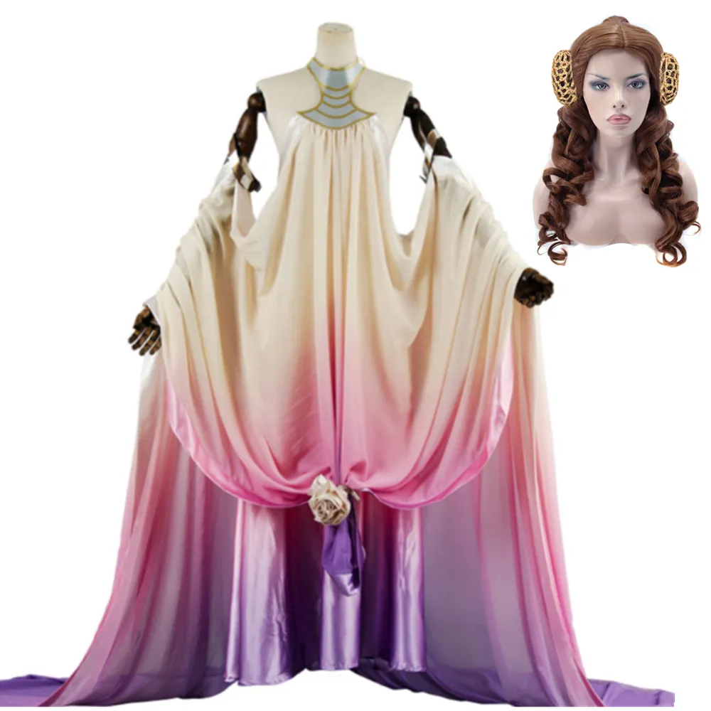 Padme Amidala Naberrie Lake Dress Cosplay Costume