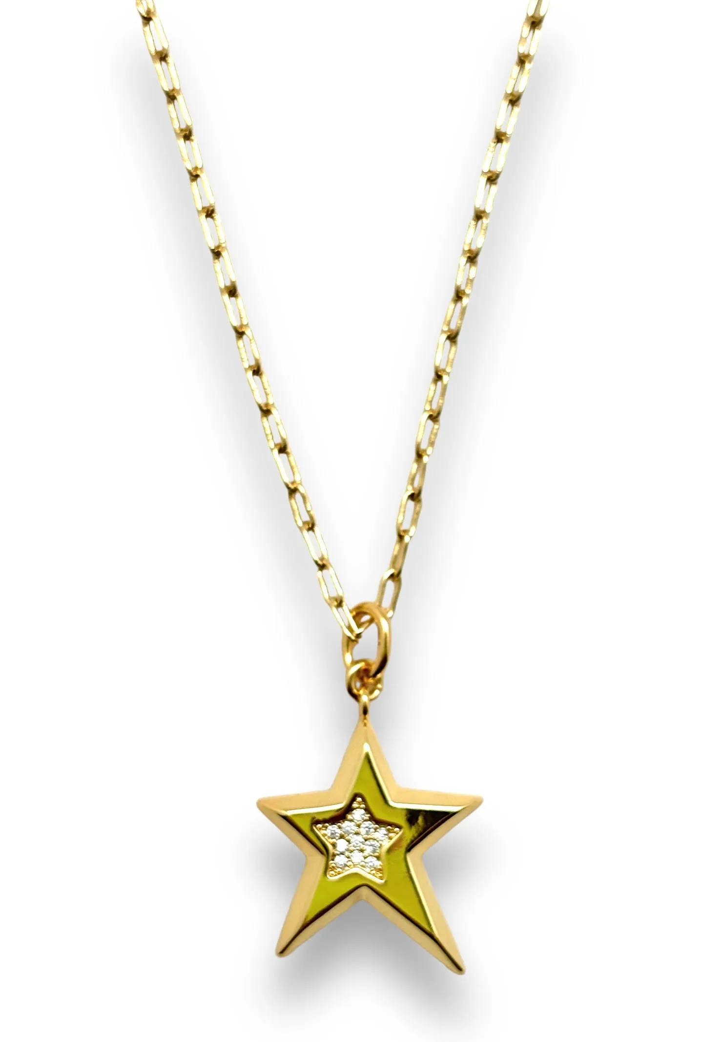 Pave Star Pendant