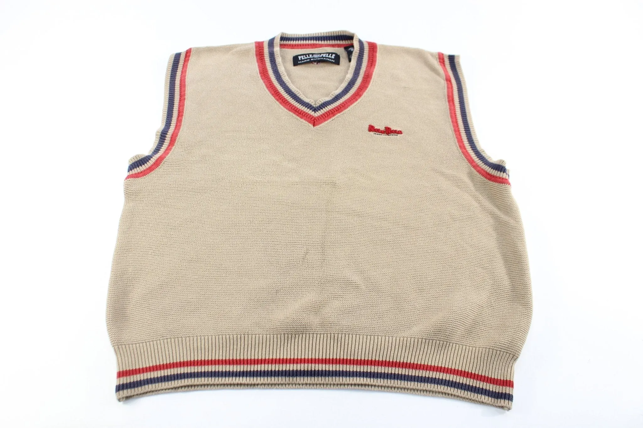 Pelle Pelle Jeans Company Embroidered Sweater Vest