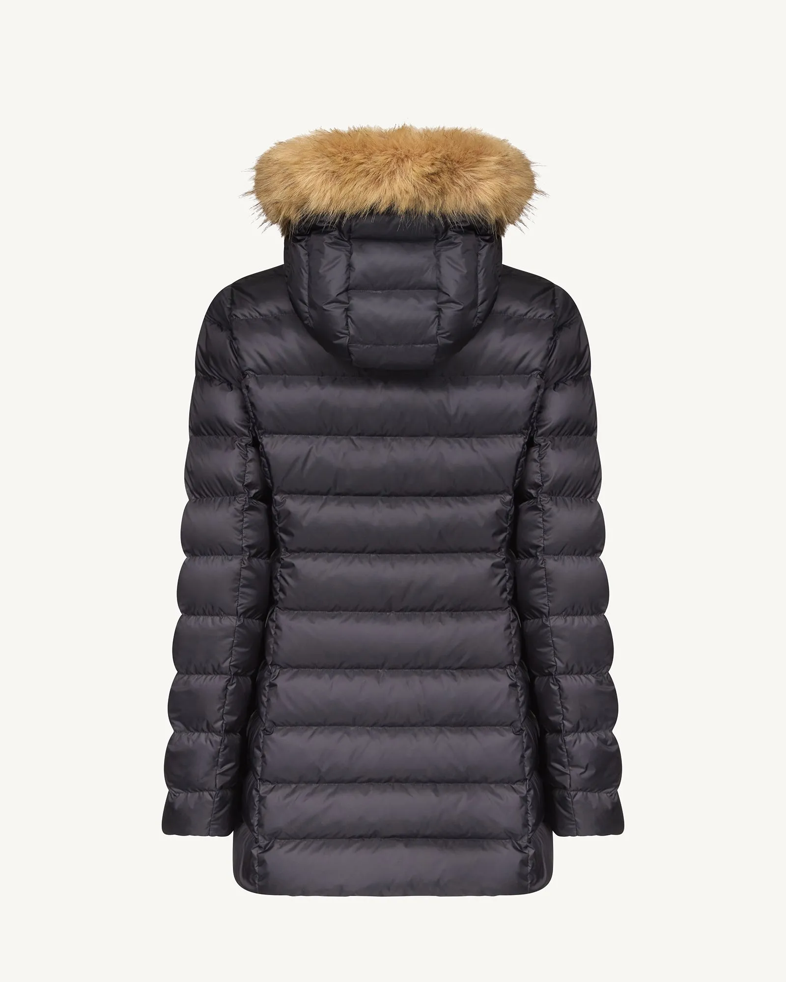 Perle Extreme Cold mid-length down jacket Black