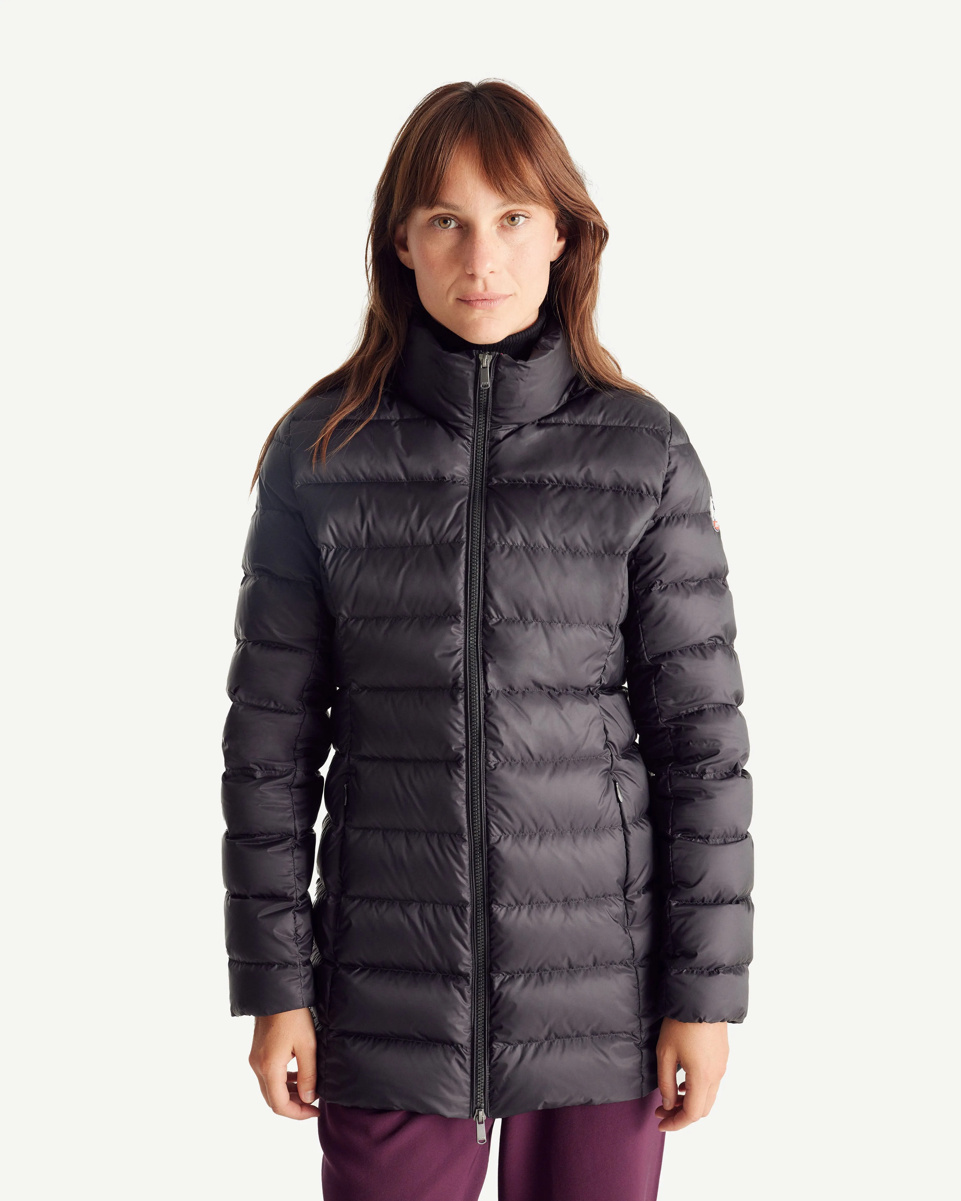 Perle Extreme Cold mid-length down jacket Black