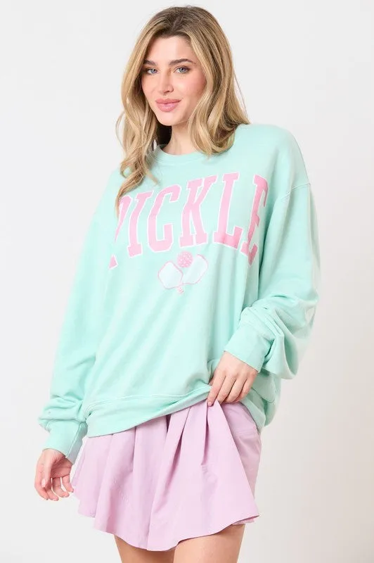 Pickle Ball Sweatshirt Green