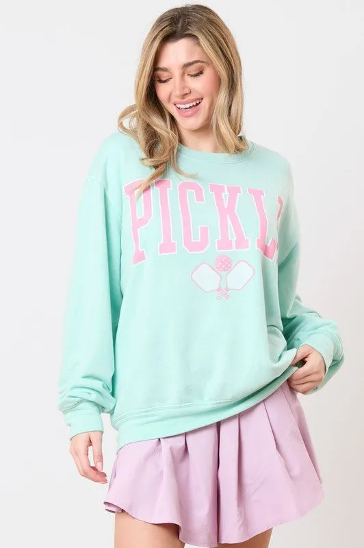 Pickle Ball Sweatshirt Green