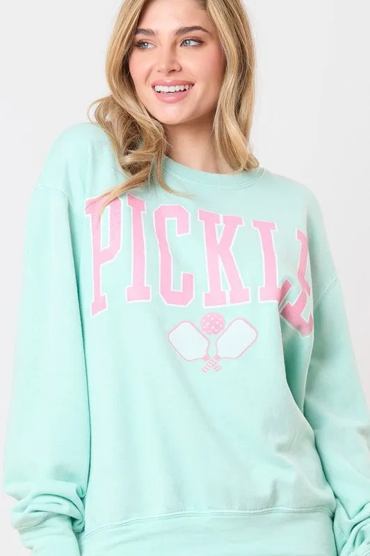 Pickle Ball Sweatshirt Green