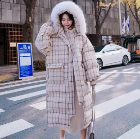 Plaid Winter Long Coat SD01912