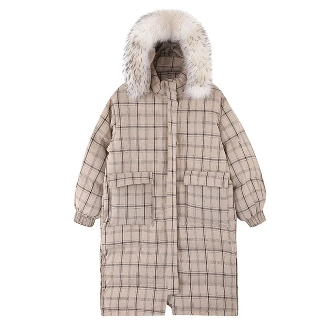 Plaid Winter Long Coat SD01912