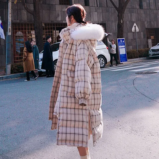 Plaid Winter Long Coat SD01912