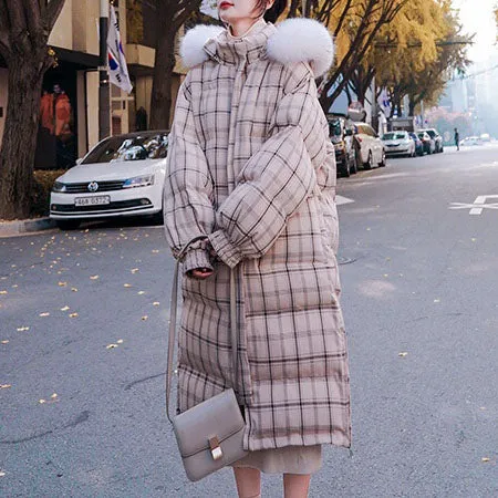 Plaid Winter Long Coat SD01912