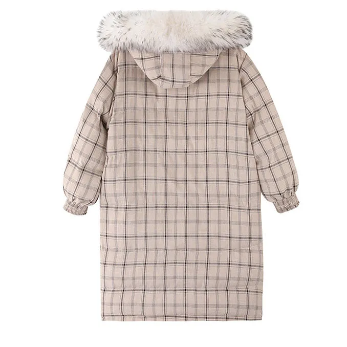 Plaid Winter Long Coat SD01912