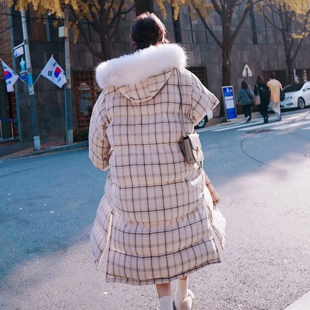 Plaid Winter Long Coat SD01912