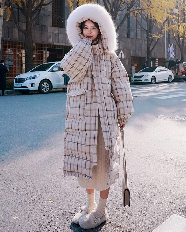 Plaid Winter Long Coat SD01912