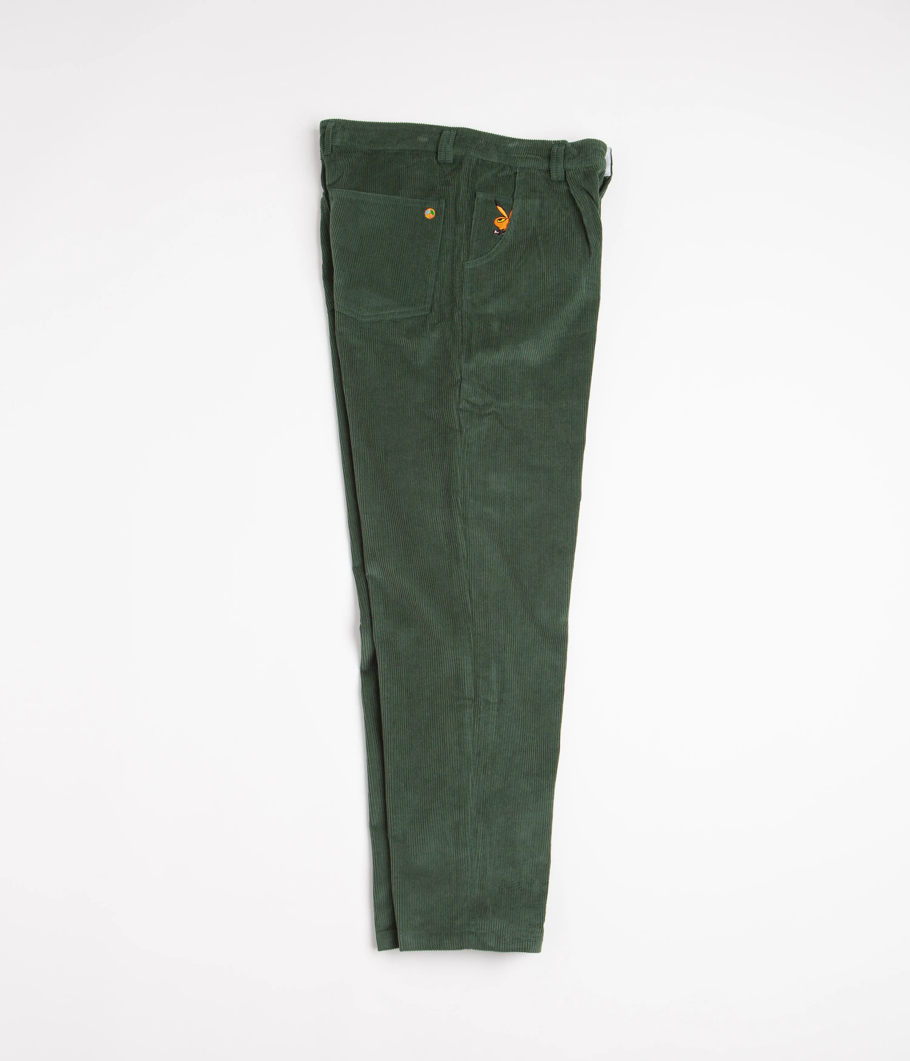 Playdude Psychadelic Warfare Corduroy Trousers - Emerald