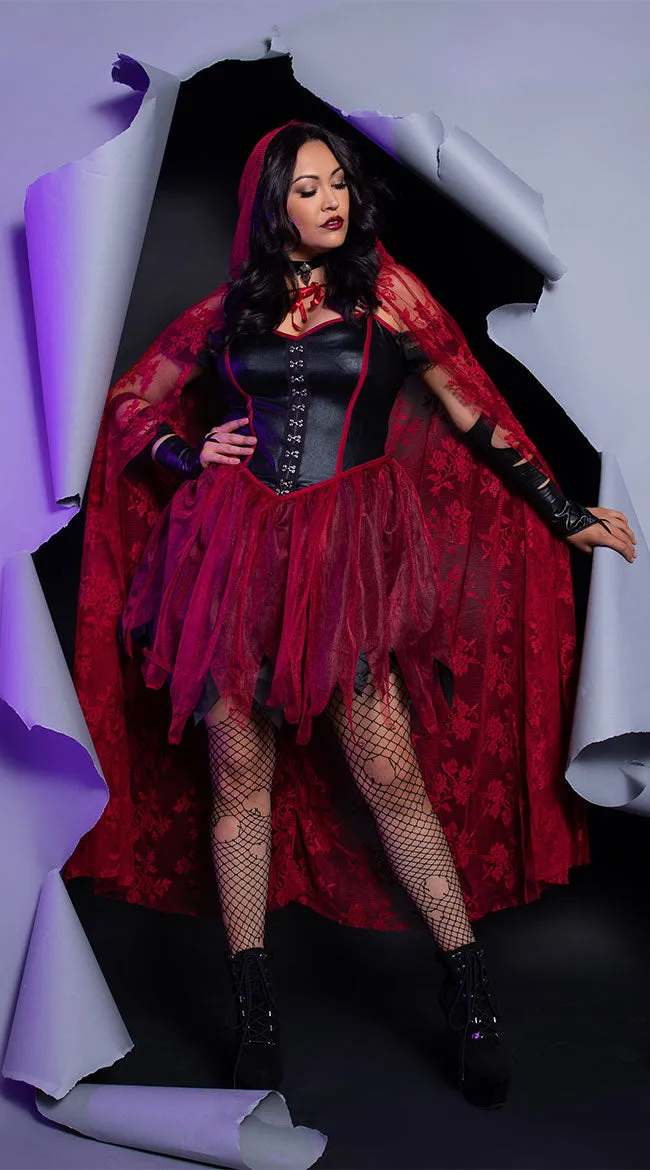 Plus Size Big Bad Red Costume