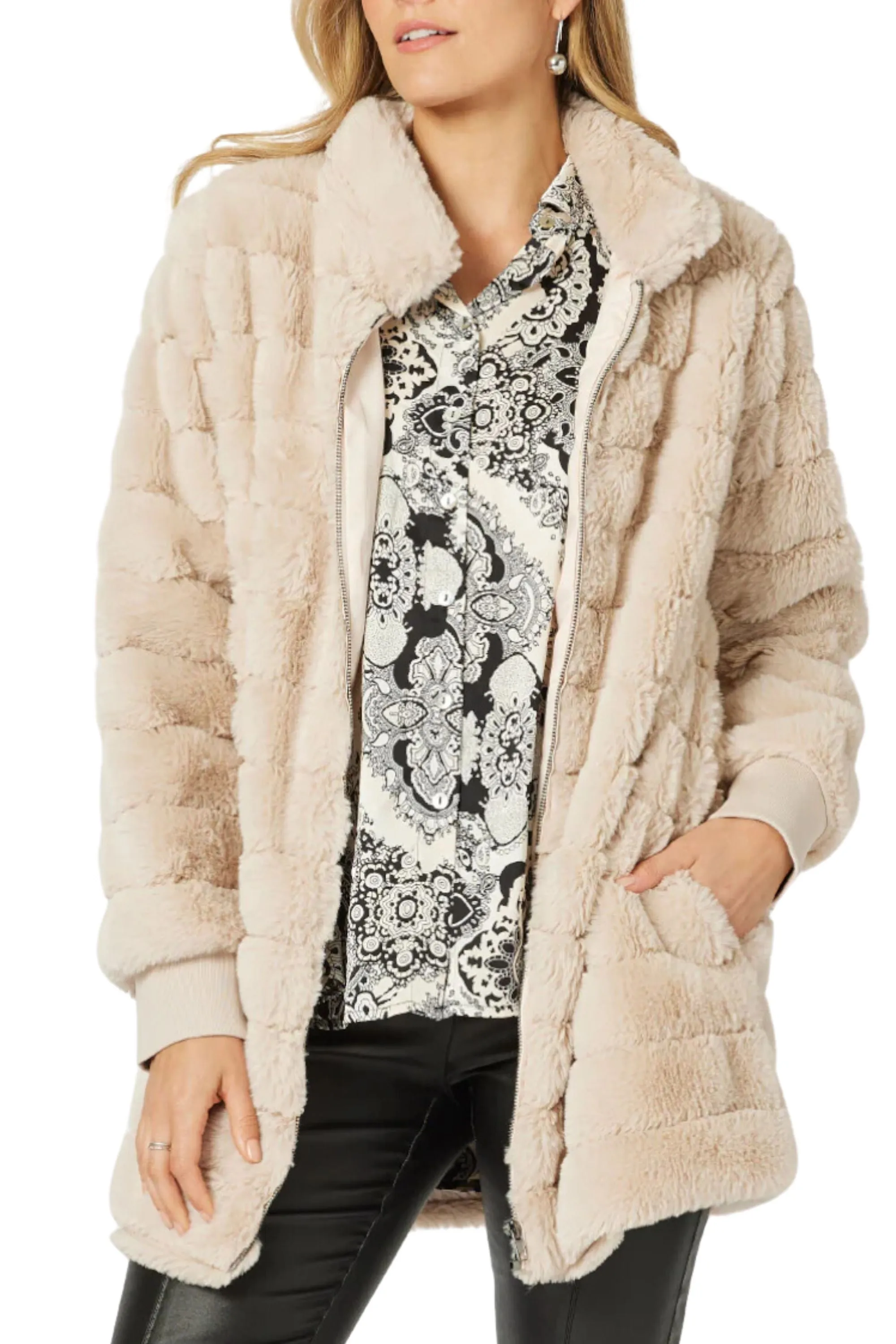 PRINCESS FAUX FUR JACKET - 44809HV