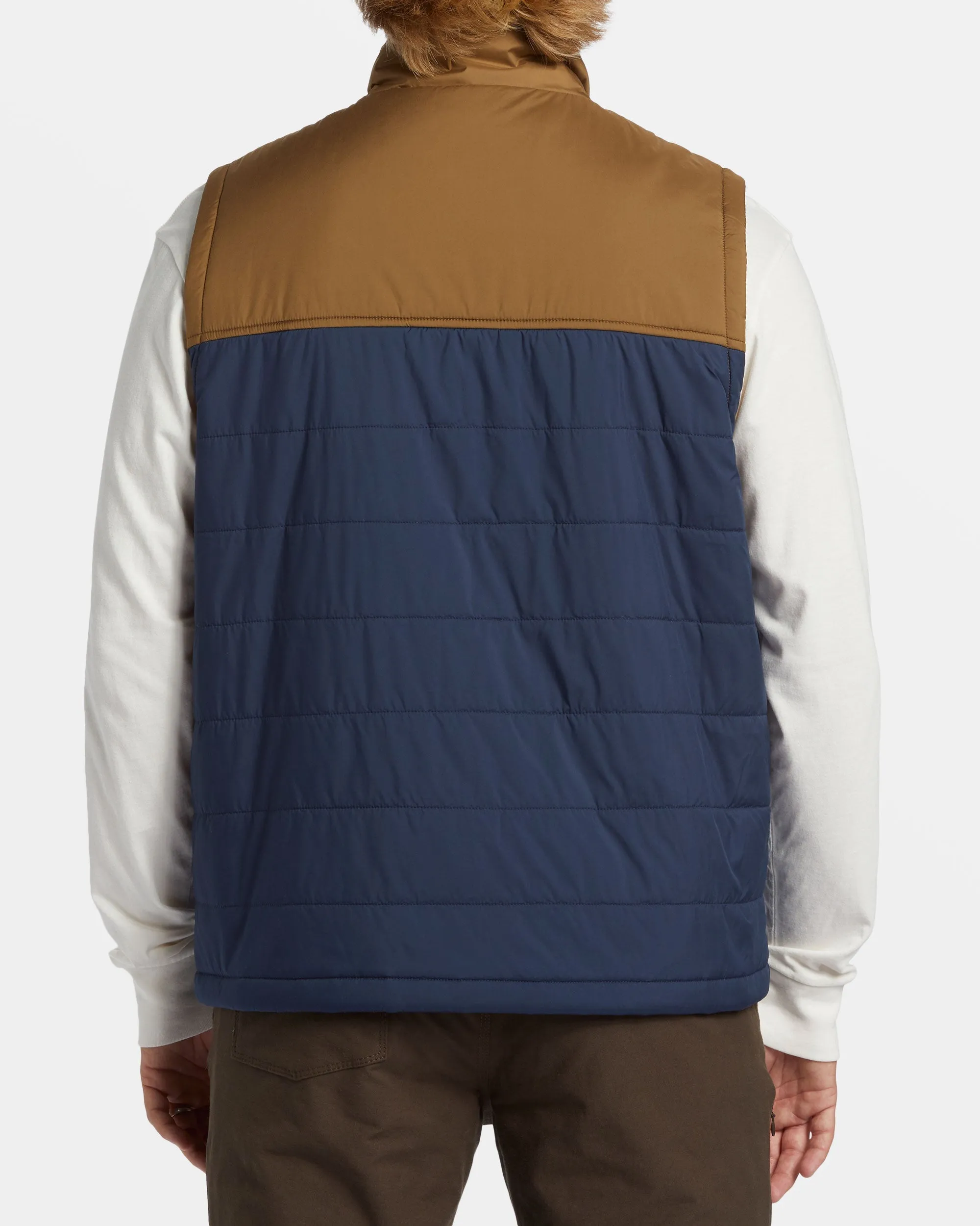 Prism Vest Quilted Vest - Dusty Navy