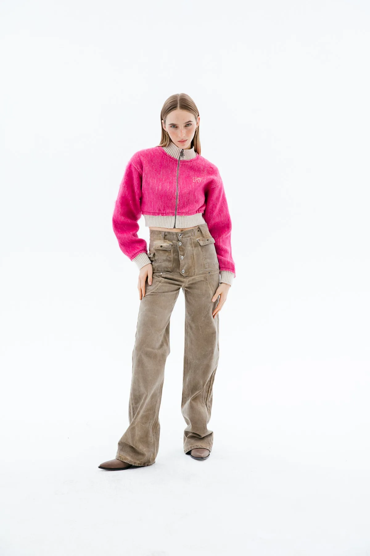 Punky Pink Crop Jacket