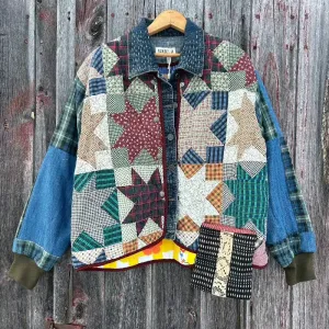 Quilt and Denim Jacket