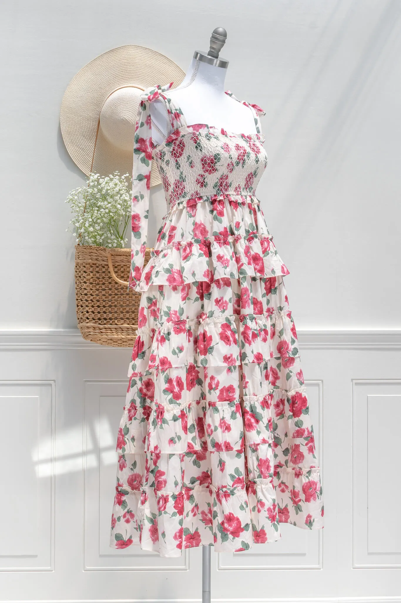 Rambling Rose Midi Dress