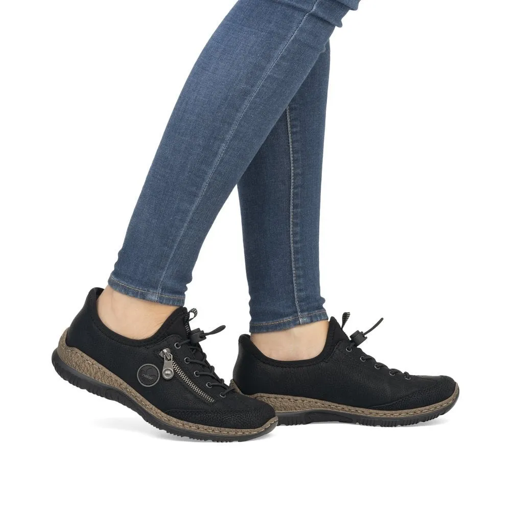 Rieker N3267 Ladies Shoes Black