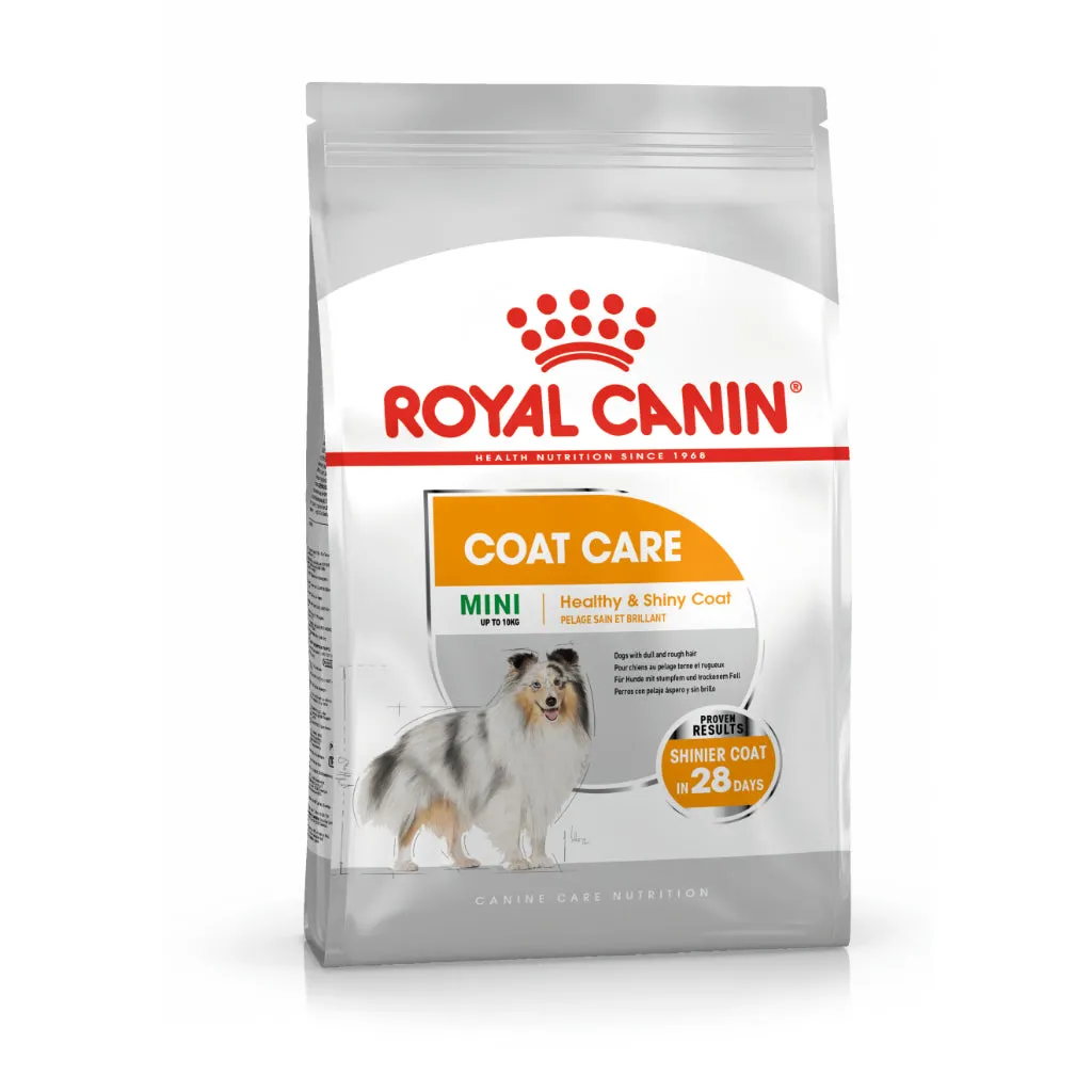 Royal Canin Mini Coat Care 1kg Adult Dry Dog Food - Canine Care Nutrition