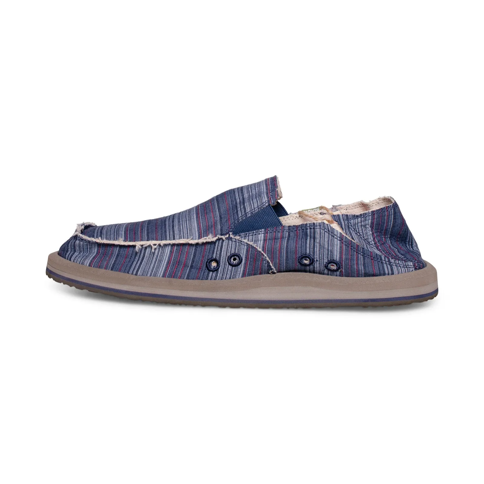 Sanuk x Grateful Dead Vagabond Soft Top Funk Indigo Stripe Shoes - Men's