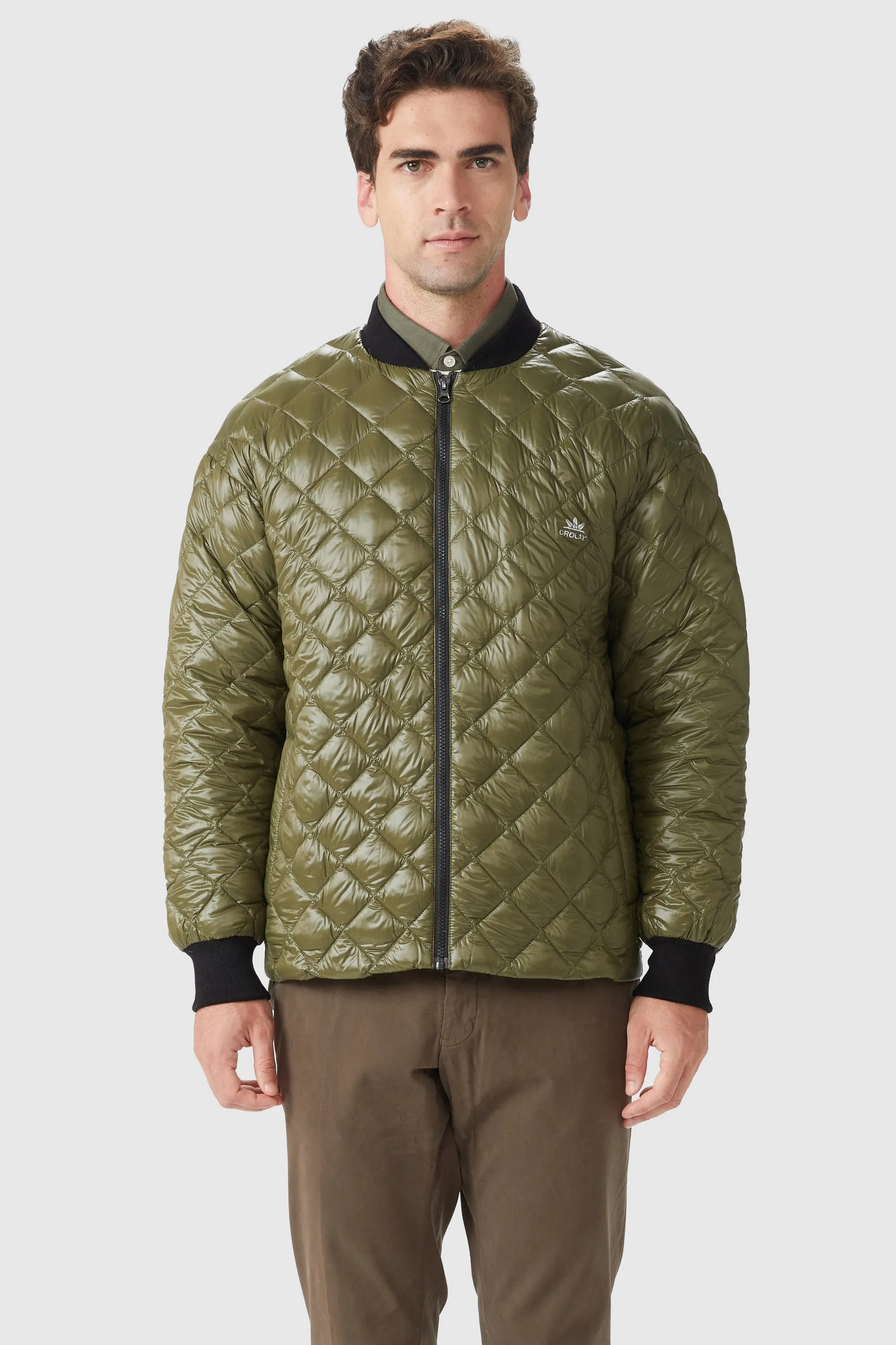 Short Lightweight Bomber Jacket