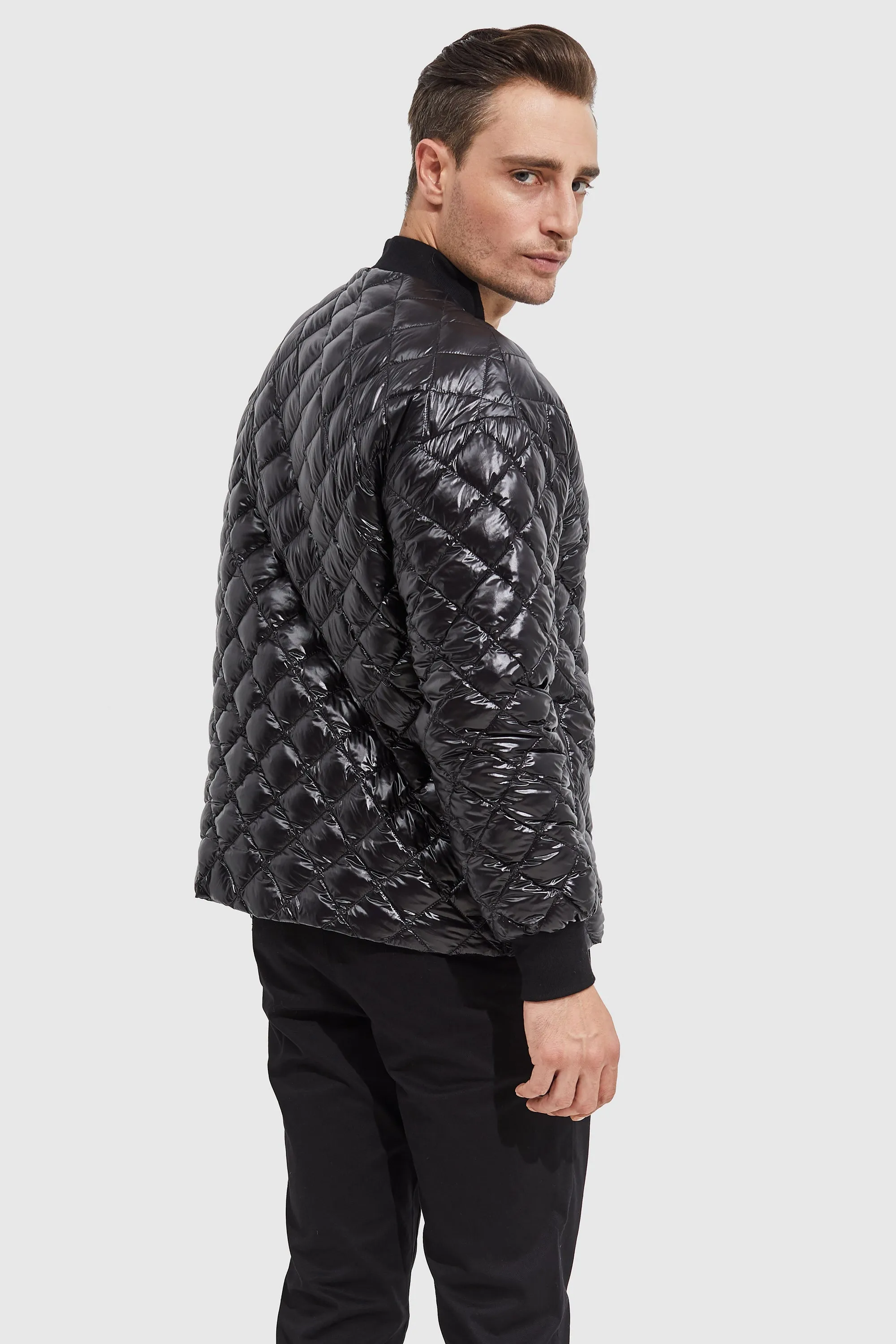 Short Lightweight Bomber Jacket