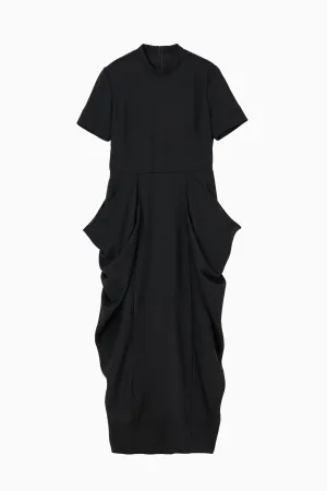 SLAB DRAPE DRESS