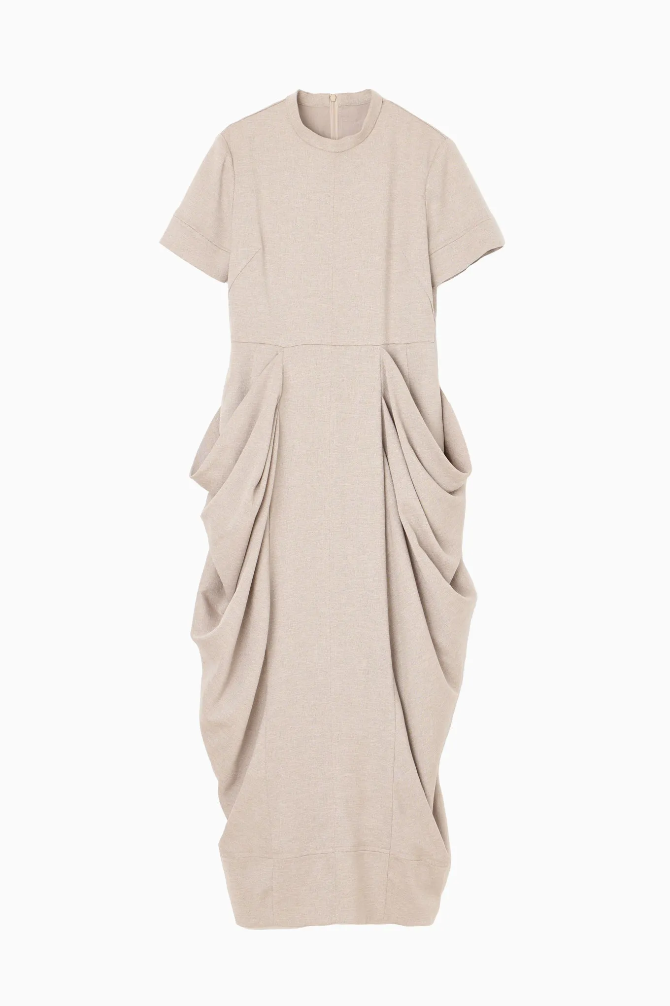 SLAB DRAPE DRESS