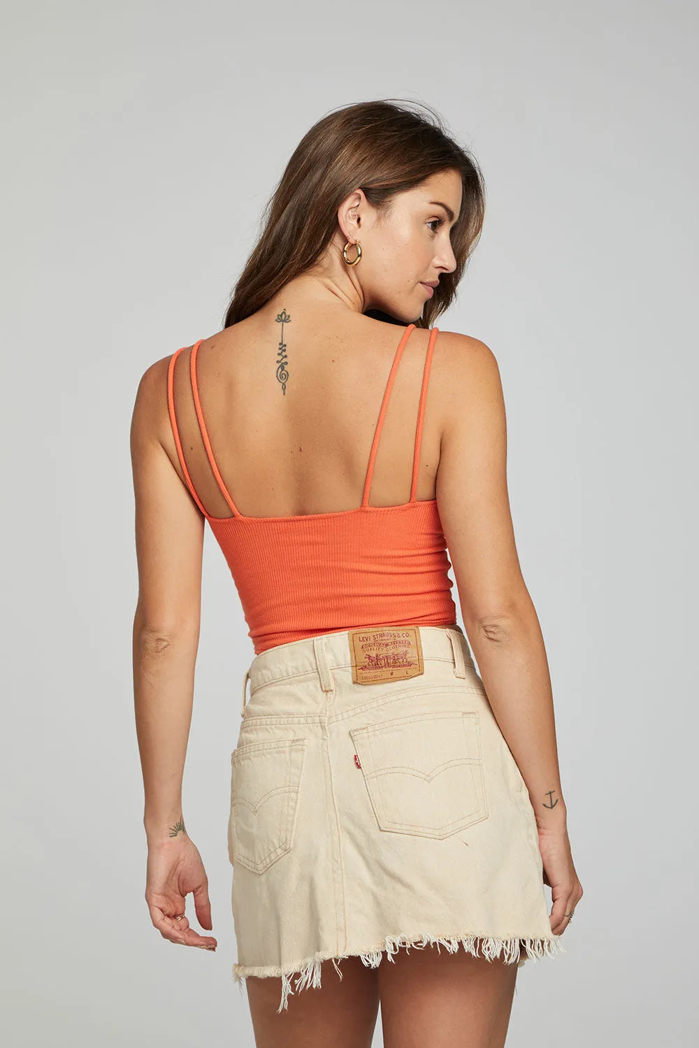 Strand Crop Top - Tigerlily