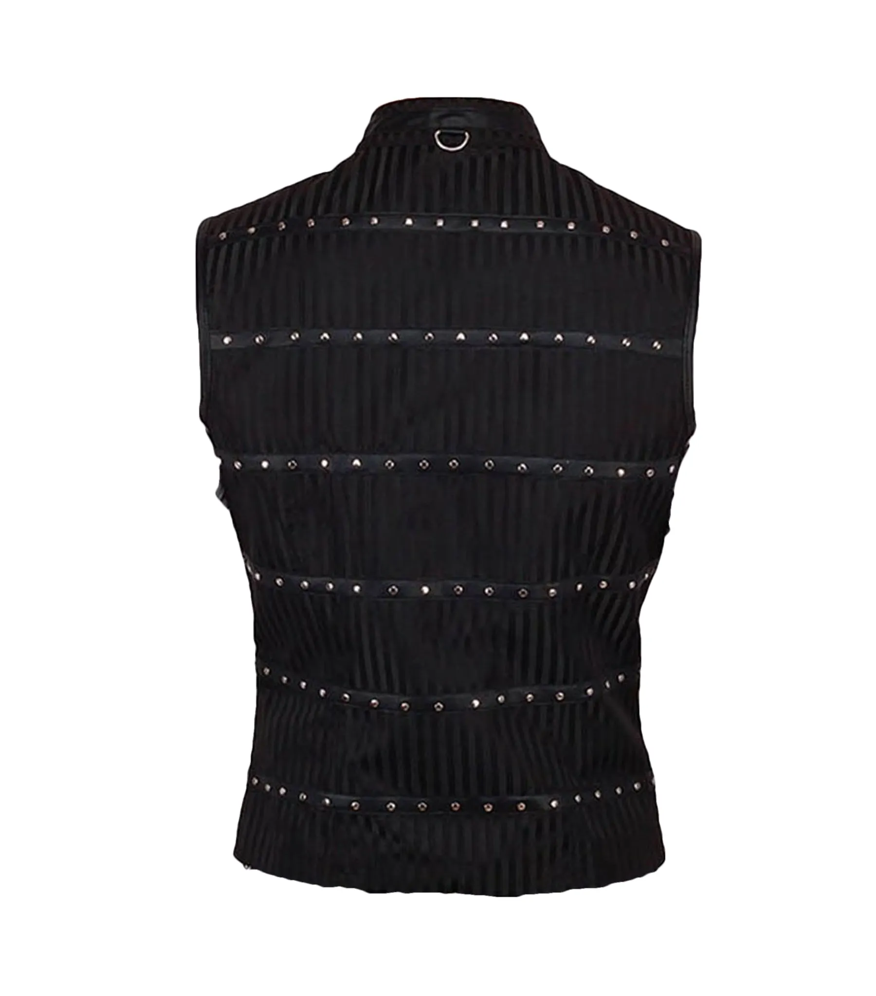 Stripes Brocade Gothic Men's Waist Coat