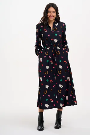 Sugarhill Brighton - Dottie Lucky Charms Maxi Shirt Dress