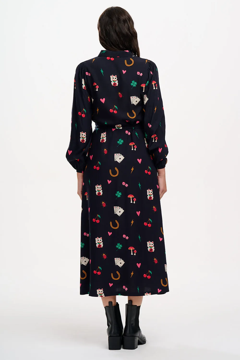 Sugarhill Brighton - Dottie Lucky Charms Maxi Shirt Dress