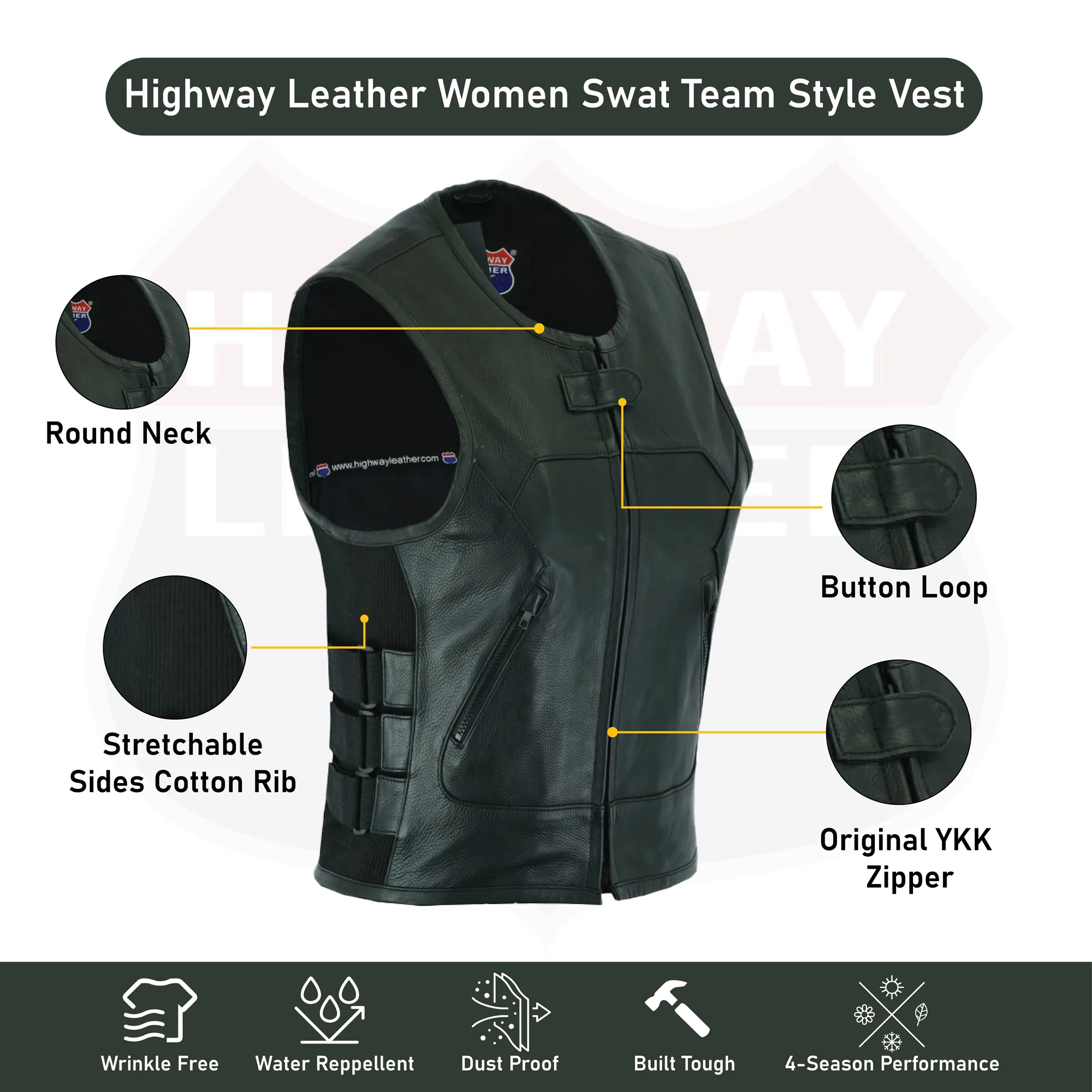 SWAT Bulletproof Style Vest for Women