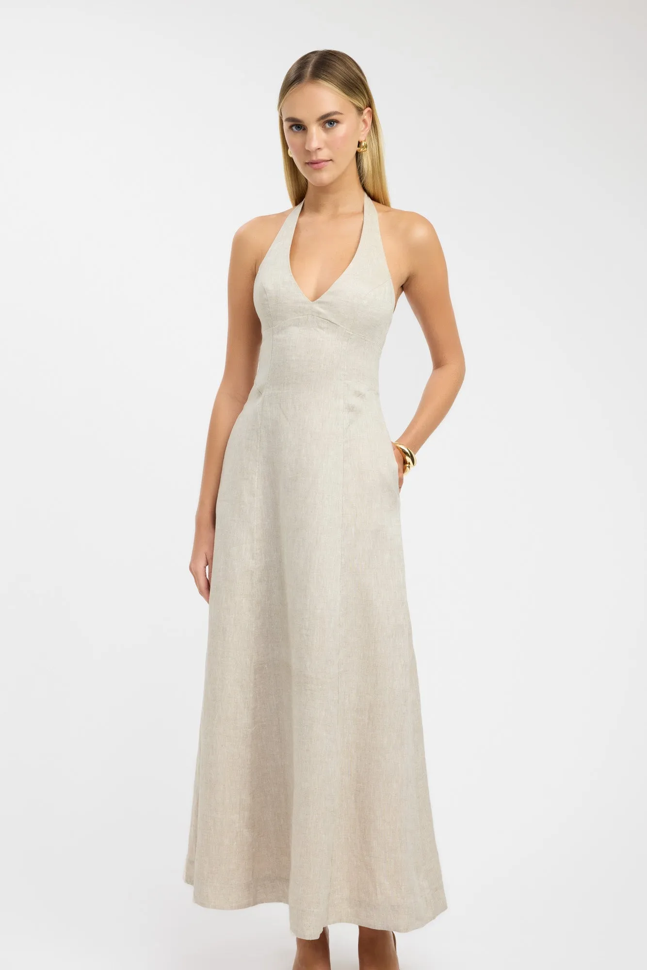 Tahiti Halter Maxi Dress