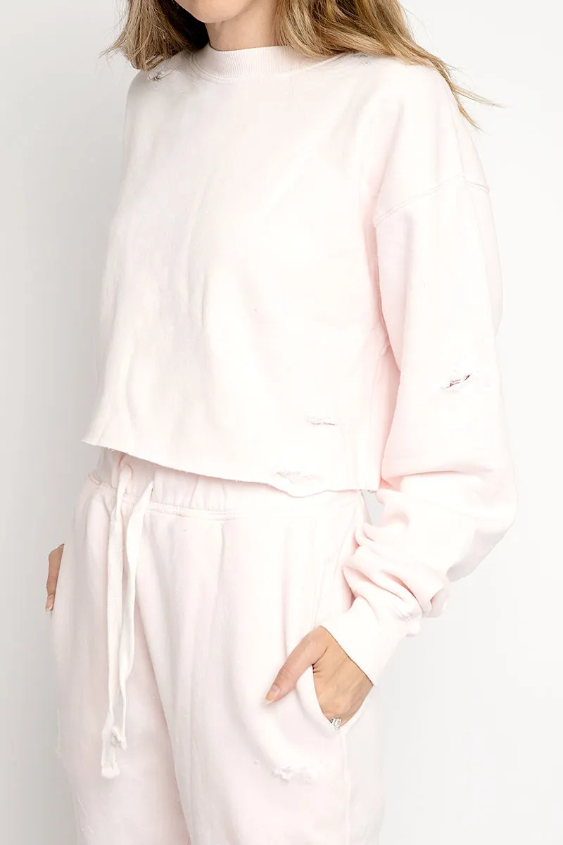 The Moon Rose Pullover in Pink