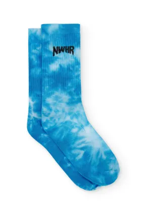 Tie Dye Socks Blue