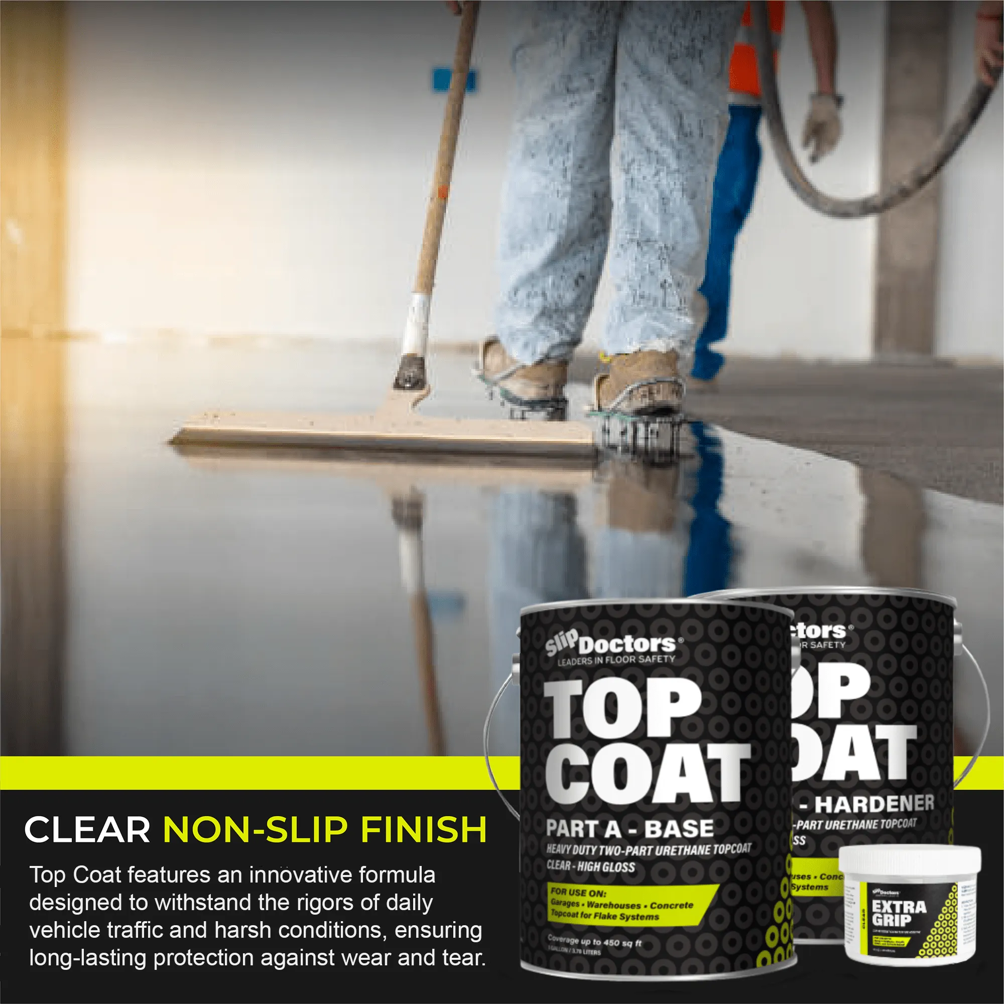 Top Coat Clear Non-Slip Protective Paint